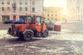 Snow removal vehicles