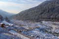 Snow river in Niubei mountain