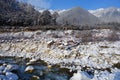 Snow river in Niubei mountain