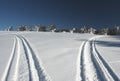 Snow roads Royalty Free Stock Photo