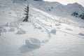 Snow rollers rare phenomena