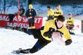 SNOW RUGBY INTERNATIONAL TARVISIO Royalty Free Stock Photo