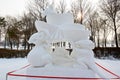 The snow sculpture - Return of Taishan