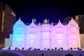 Snow sculpture at Sapporo Snow Festival site in Odori Park. Sapporo, Hokkaido, Japan, 8 February 2023