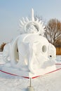 The snow sculpture - Universe