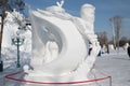 Snow sculptures- kissing Harbin Ice Snow Sculptures 2018 life like snow carvings in fine detail