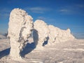 Snow sculptures in Lapland Royalty Free Stock Photo