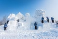Snow Sculptures at the the 27th Harbin Ice and Snow Festival in Harbin China