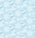 Snow seamless pattern. Snowflake texture. Snowfall holiday background. Christmas winter snowfall icon ornamentall lace texture