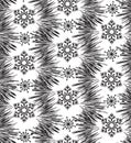 Snow seamless pattern. Snowflake texture. Snowfall holiday background. Christmas winter snowfall icon ornamentall lace texture