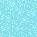 Snow seamless pattern. Vector snowflakes background. Winter wallpaper. Can use for holidays decoration, Christmas, New Year design