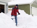 Snow shoveling