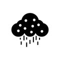 Snow showers icon Royalty Free Stock Photo