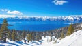 snow skiing lake tahoe