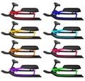 Snow sledge isolated - colorful