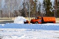 Snow snowdrifts in winter Royalty Free Stock Photo