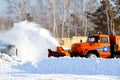 Snow snowdrifts in winter Royalty Free Stock Photo