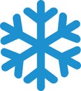 Snow snowflake symbol