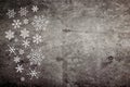 Snow stone background. Background with snowflake, Christmas celebration concept