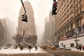 Snow storm Niko in New York City February 9th, 2017