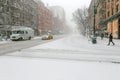 Snow storm in NYC