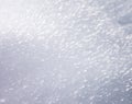 Snow structure close-up, background Royalty Free Stock Photo