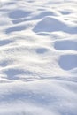 .Snow structure. Winter landscape Royalty Free Stock Photo