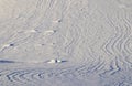 Snow surface pattern Royalty Free Stock Photo
