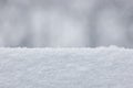 Snow Texture Background, Large Detailed Horizontal Macro Closeup, Gentle Bokeh