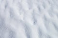 Snow texture on the ski slope, photo background