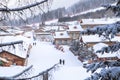 SNOW TOWN IN WINTER SEASON AT HARBIN, CHINA