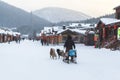 SNOW TOWN IN WINTER SEASON AT HARBIN, CHINA