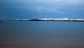 Snow on Trearddur Bay Royalty Free Stock Photo