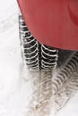 Snow tyre detail