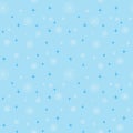Snow vector seamless pattern. Winter background for holiday Royalty Free Stock Photo