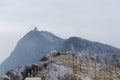 Snow view of MT.Emei Royalty Free Stock Photo
