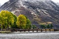 Snow view of tibetan village at Shangri-la China Royalty Free Stock Photo