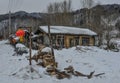 Snow village in Mohe County, China