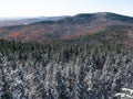 Snow on the Wapack Range Royalty Free Stock Photo