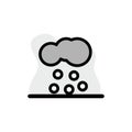 Snow Weather Vector Conceptual Icon Design Illustration