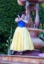 Snow White Character on Float in Disneyland Fantasy Parade