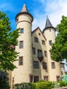 Snow White castle in Lohr am Main in the Spessart Mountains, Germany