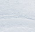 The snow is white and the ground is covered in it Royalty Free Stock Photo