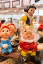 Snow white and the seven dwarfs, gnome doc and dopey Royalty Free Stock Photo