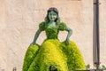 Snow White topiary display figure on display at Disney World