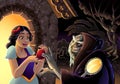 Snow White and the witch