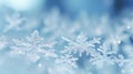 Snow in winter close-up. Macro image of snowflakes, winter background. Nice background on the theme of winter, christmas, new year Royalty Free Stock Photo