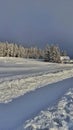 Snow Winter Freezing Mountain Ice Trees Royalty Free Stock Photo