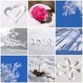 2019, snow and winter nature photos Royalty Free Stock Photo