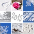 2015, snow and winter photos Royalty Free Stock Photo